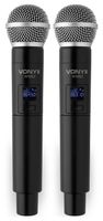 Vonyx WM82 draadloze microfoonset met twee UHF handmicrofoons - thumbnail