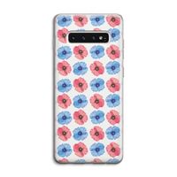Klaproosjes: Samsung Galaxy S10 4G Transparant Hoesje