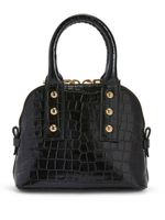 Giuseppe Zanotti sac cabas à effet peau de crocodile - Noir