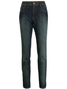 CHANEL Pre-Owned jean skinny à effet délavé - Bleu