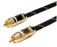 ROLINE GOLD Tulp kabel. simplex M/M, Wit, Retail Blister, 5 m - thumbnail