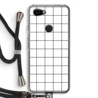 Rooster: Pixel 3a Transparant Hoesje met koord