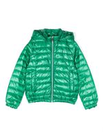 Herno Kids hooded zip-up padded jacket - Vert - thumbnail