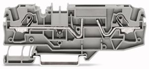 WAGO 2006-1681 Zekeringklem 7.50 mm Spanveer Toewijzing: L Grijs 1 stuk(s)