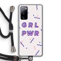 GRL PWR: Samsung Galaxy S20 FE / S20 FE 5G Transparant Hoesje met koord