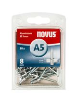 Novus Blindklinknagel A5 X 8mm | Alu SB | 30 stuks - 045-0026 045-0026