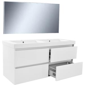 Wiesbaden Vision Meubelset Inclusief Spiegel - 120cm - Wit