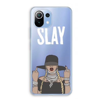 Slay All Day: Xiaomi Mi 11 Lite Transparant Hoesje