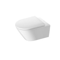 Duravit D-Neo wandtoilet met zitting 37x54x40cm Wit Hoogglans 45770900a1 - thumbnail