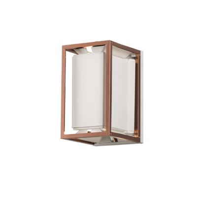 KonstSmide BuitenlampVale Up-Down wit met koper - 424-259