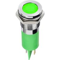 APEM Q14F1CXXG24E LED-signaallamp Groen FLUSH 5 mcd