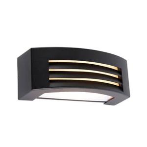 QAZQA Smart buiten wandlamp zwart IP44 incl. Wifi A60 - Hurricane