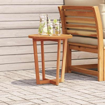 Tuinbijzettafel rond Ø55x60 cm massief acaciahout