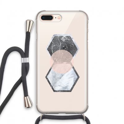 Creatieve toets: iPhone 7 PLUS Transparant Hoesje met koord