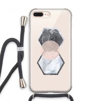 Creatieve toets: iPhone 7 PLUS Transparant Hoesje met koord