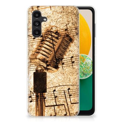 Samsung Galaxy A13 | A04s | Siliconen hoesje | met foto Bladmuziek