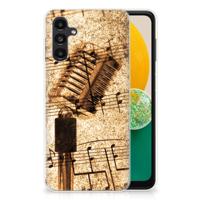 Samsung Galaxy A13 | A04s | Siliconen hoesje | met foto Bladmuziek
