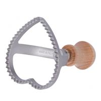 Hartvormig aluminium Vorm voor het snijden van ravioli - Diameter 85 mm