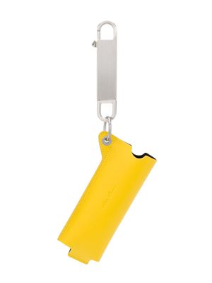 Rick Owens porte-clés à détail de pochette - Jaune