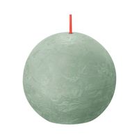 Rustiek bolkaars shine diameter76 jade green