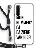 Da ziede van hier: OnePlus Nord Transparant Hoesje met koord