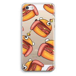 Hamburger: iPhone 5 / 5S / SE Transparant Hoesje