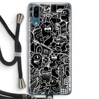 Vexx Black City : Huawei P20 Transparant Hoesje met koord