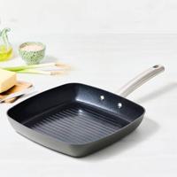 ISENVI Murray keramische grillpan 26 CM - RVS greep ISENVI Murray keramische grillpan 26 CM - RVS greep