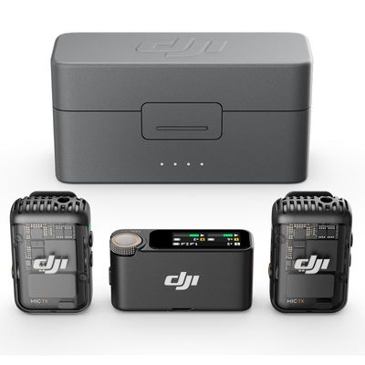 DJI Mic 2 (2x transmitter + 1x receiver + charging case)