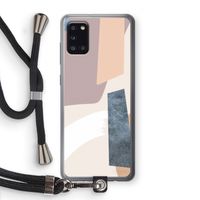 Luca: Samsung Galaxy A31 Transparant Hoesje met koord