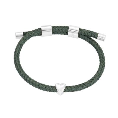 iXXXi Armband Cosy Heart Groen | Zilver
