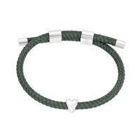 iXXXi Armband Cosy Heart Groen | Zilver