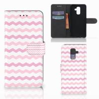 Samsung Galaxy A6 Plus 2018 | Telefoon Hoesje | Waves Roze