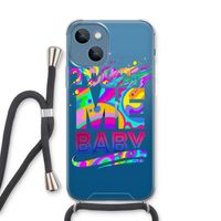 Touch Me: iPhone 13 Transparant Hoesje met koord