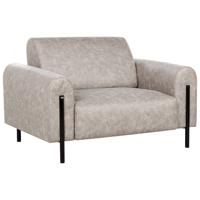 Beliani ASKIM - Fauteuil-Grijs-Polyester - thumbnail