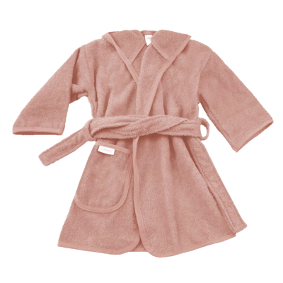 Badjas met naam - Vintage Pink - 1 - 2 jaar Badjas met naam - Vintage Pink - 1 - 2 jaar