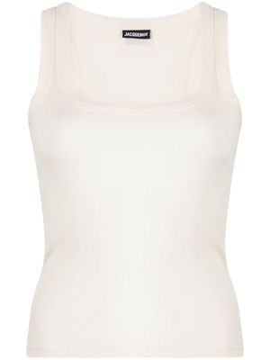 Jacquemus haut Le Gros Grain en coton - Tons neutres