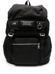 Diesel grand sac à dos Logos à logo imprimé - Noir