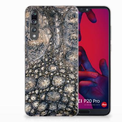 Huawei P20 Pro | TPU Hoesje | Krokodillenprint
