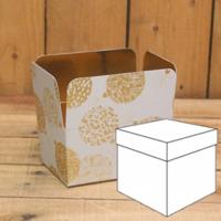 Bonbon doosjes - Chocolade doosje - Kerstbal KUBUS - 24 stuks