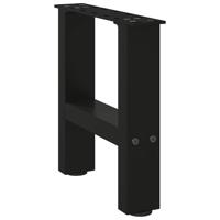 Salontafelpoten 2 st 3040 cm staal zwart
