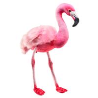Wild Republic flamingo knuffel - vogel - roze - pluche - 40 cm - tropische vogel