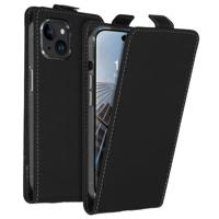 Accezz Flipcase iPhone 15 Telefoonhoesje Zwart