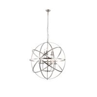 Hanglamp Orbit 8Lt Satin Silver Metal