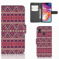 Samsung Galaxy A70 | Telefoon Hoesje | Aztec Paars