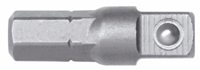 Gedore Aandrijfadapter 1/4" | 4-kt x 1/4" 6-kt | Lengte 25 mm - 3300149 Gedore Aandrijfadapter 1/4" | 4-kt x 1/4" 6-kt | Lengte 25 mm - 3300149