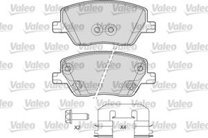 Valeo Remblokset 601697