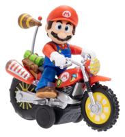 The Super Mario Galaxy Movie Action Figure with Pull Back Motorcycle Mario 6 cm