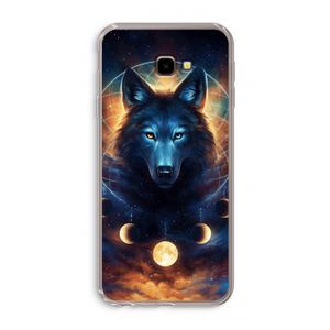 Wolf Dreamcatcher: Samsung Galaxy J4 Plus Transparant Hoesje
