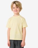 HEMA Kinder T-shirt vissen lichtgeel (lichtgeel)